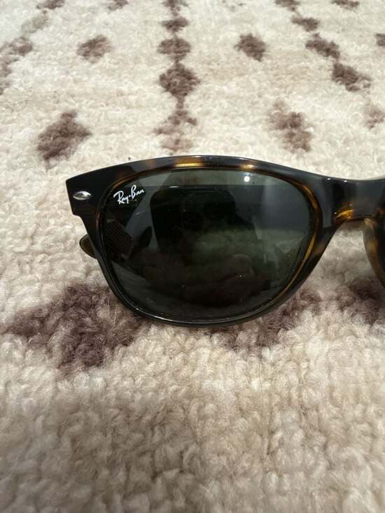 Ray-Ban RB2132 New Wayfarer Sunglasses in Tortoise 902L main image 5